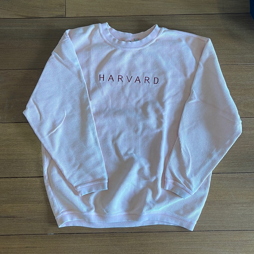 Pink Harvard Sweatshirt